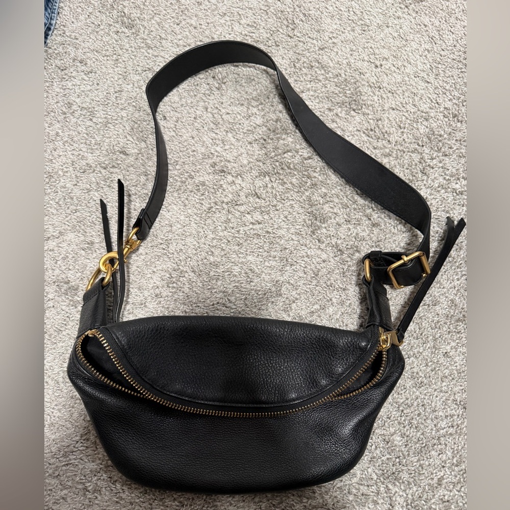 Rebecca Minkoff Black Crossbody Bag with Gold Hardware